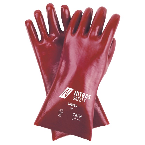 PVC Handschuh Nitras 160235 35cm im 12er Pack