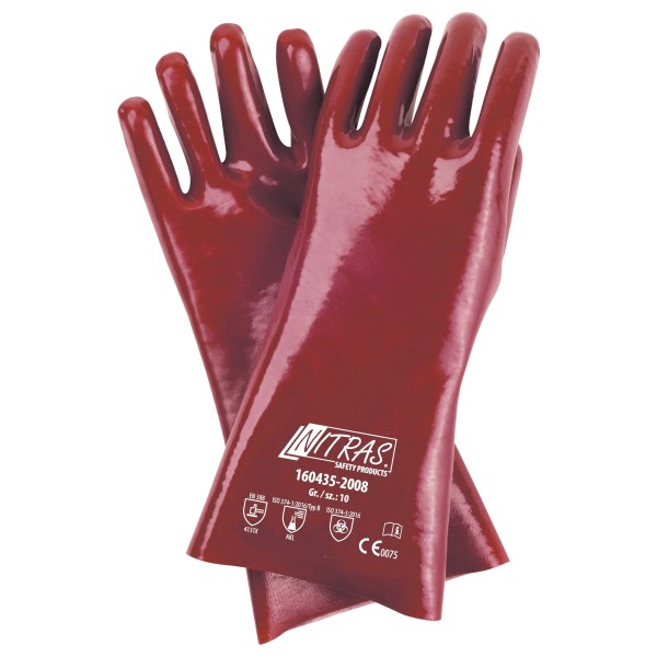 Chemikalienschutzhandschuhe PVC Nitras 160435 im 60er Karton