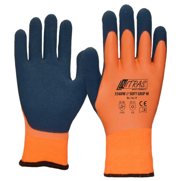 Winterhandschuh Nitras 3560W // SOFT GRIP W im 12er Pack